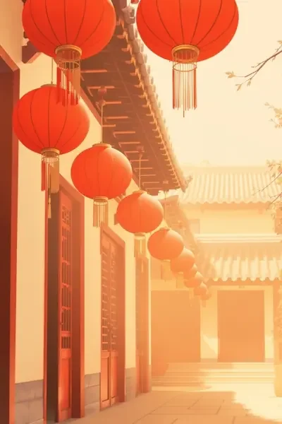 大红灯笼高高挂 海报