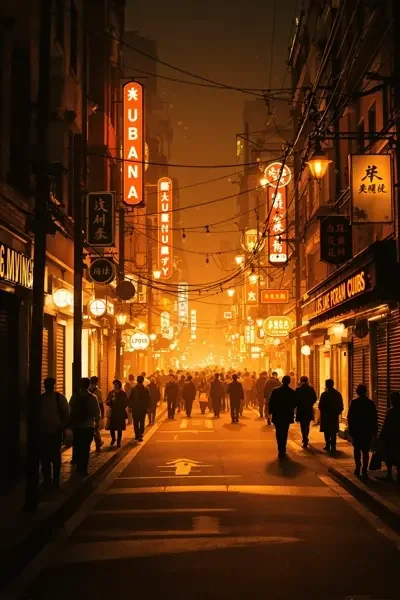 长街灯火 海报